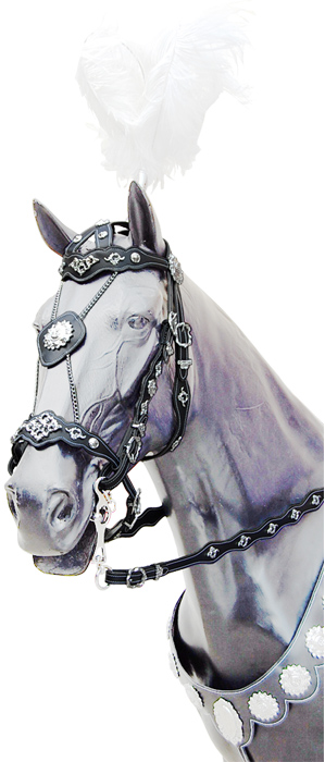 Fantasy Feather Portuguese Bridle