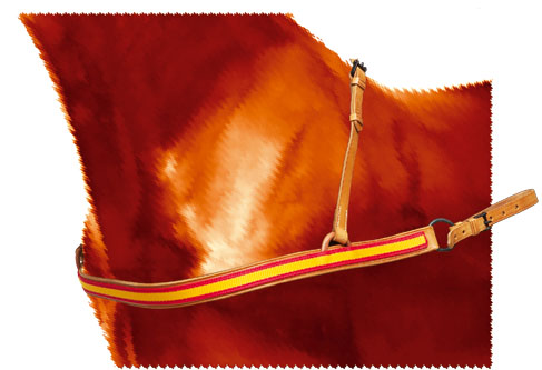 Horizontal Breastplate with Spain Flag